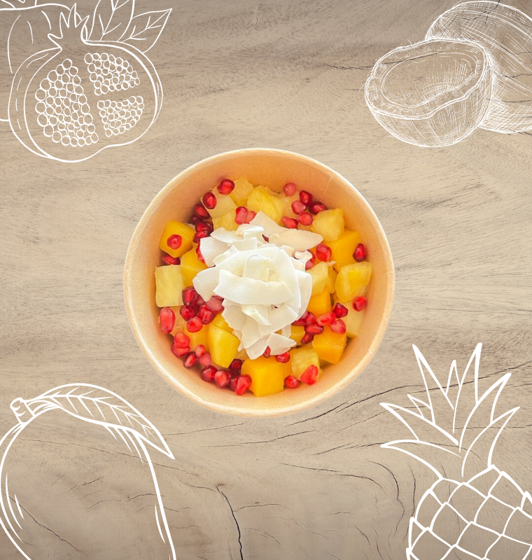 Exotischer Obstsalat