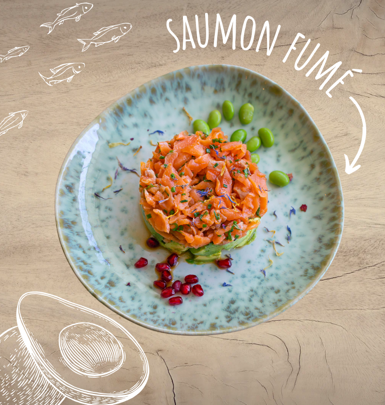 Tartare saumon fumé