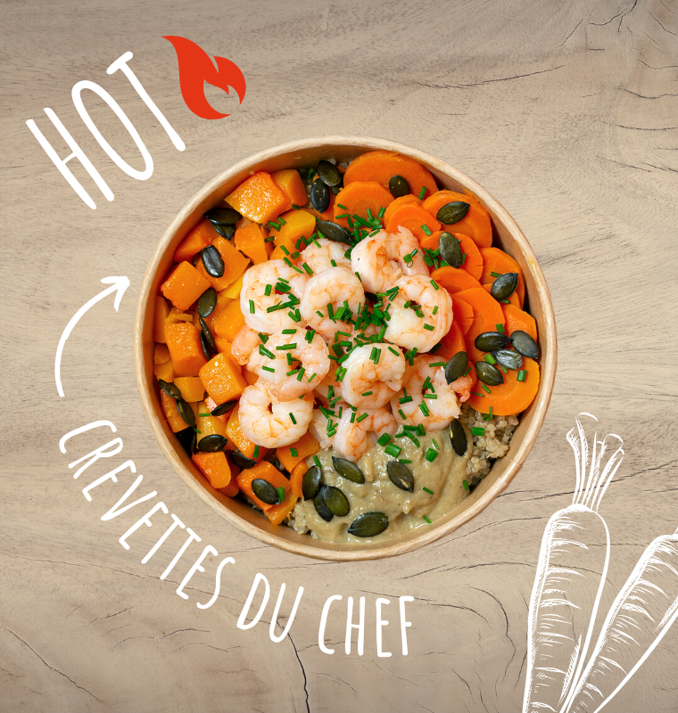 Hot crevettes